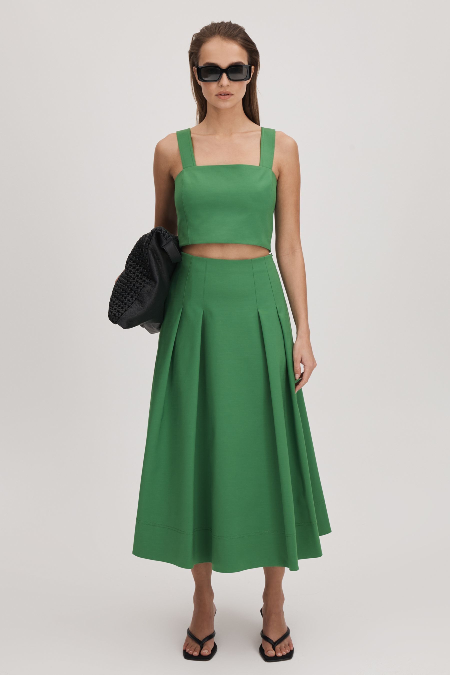 Florere Flared Midi Skirt
