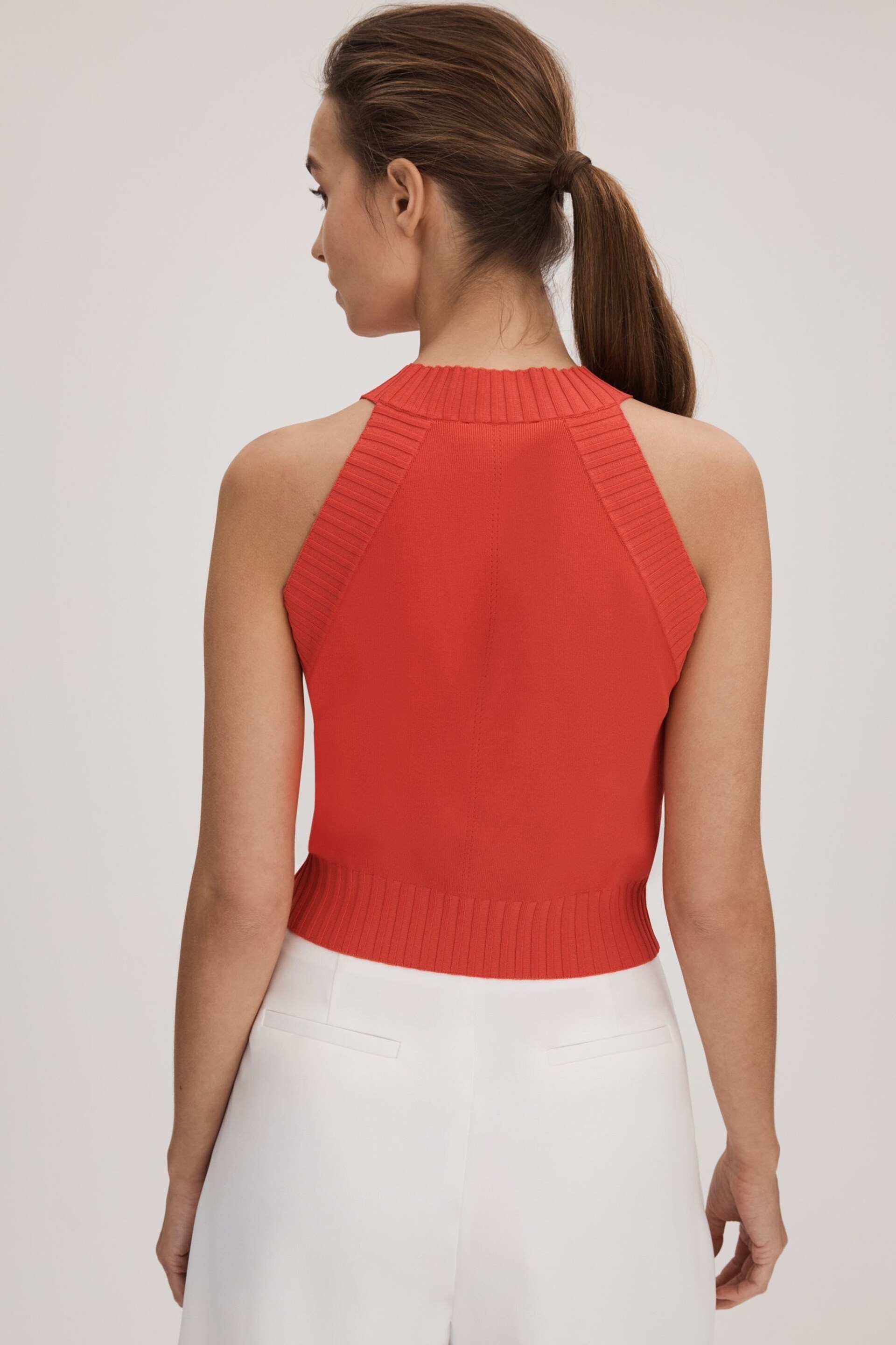 Florere Knitted Halter Neck Vest - Image 4 of 6