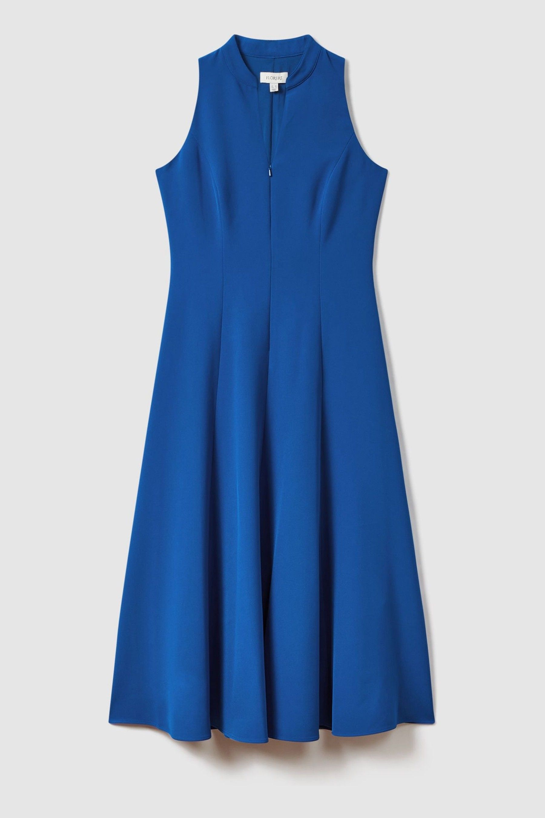 Bright blue midi dress 2025
