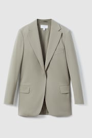 Reiss Green Whitley Wool Blend Single Breasted Suit Blazer - Image 2 of 6