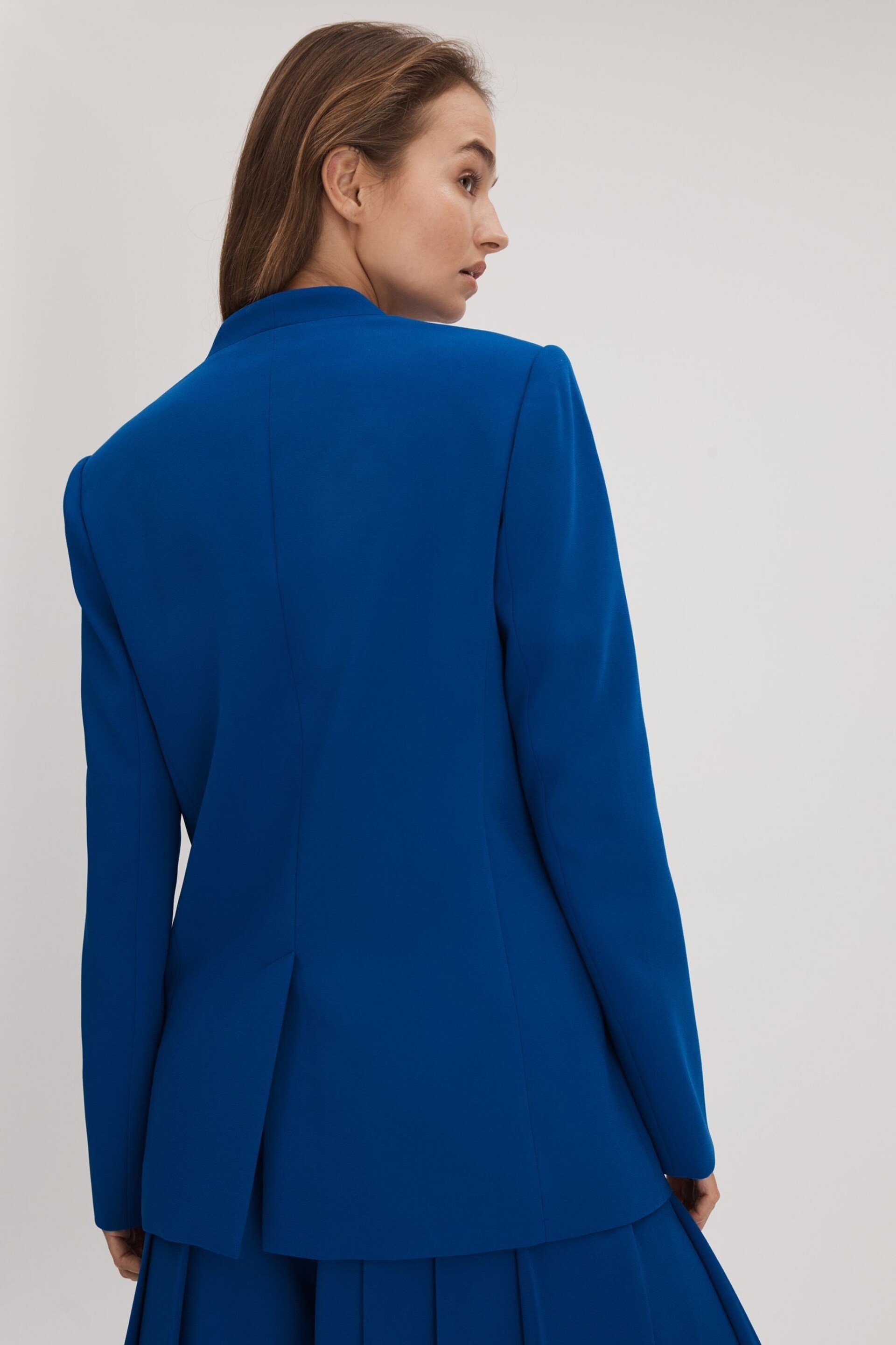 Florere Collarless Double Breasted Blazer - Image 6 of 7