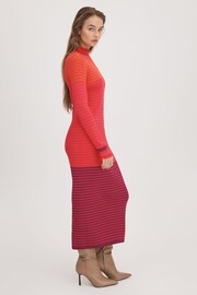 Florere Knitted Striped Midi Dress - Image 4 of 7