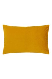 Paoletti Gold Lexington Velvet Jacquard Feather Filled Cushion - Image 2 of 5