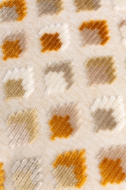 Paoletti Gold Lexington Velvet Jacquard Feather Filled Cushion - Image 4 of 5