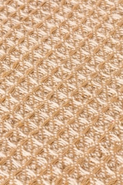 Yard Honey Yellow Lorne Waffle Fringed 100% Cotton Throw - Image 2 of 4