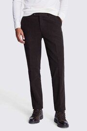 MOSS Brown Tailored Fit Moleskin Trousers - Image 1 of 3