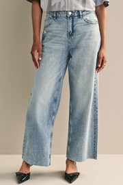 Mid Blue Hourglass Wide Leg Jeans - Image 1 of 2