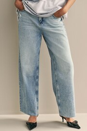 Mid Blue Hourglass Wide Leg Jeans - Image 2 of 6