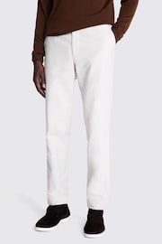 MOSS White Tailored Fit Moleskin Trousers - Image 2 of 4