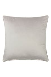 Paoletti Grey Stratus Jacquard Feather Filled Cushion - Image 2 of 6