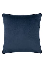 Paoletti Blue Stratus Jacquard Feather Filled Cushion - Image 3 of 6