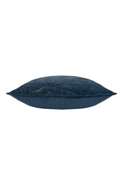 Paoletti Blue Stratus Jacquard Feather Filled Cushion - Image 4 of 6