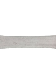 Paoletti Grey Empress Faux Fur Draught Excluder - Image 2 of 3