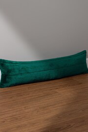 Paoletti Green Empress Faux Fur Draught Excluder - Image 1 of 3