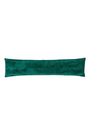 Paoletti Green Empress Faux Fur Draught Excluder - Image 2 of 3