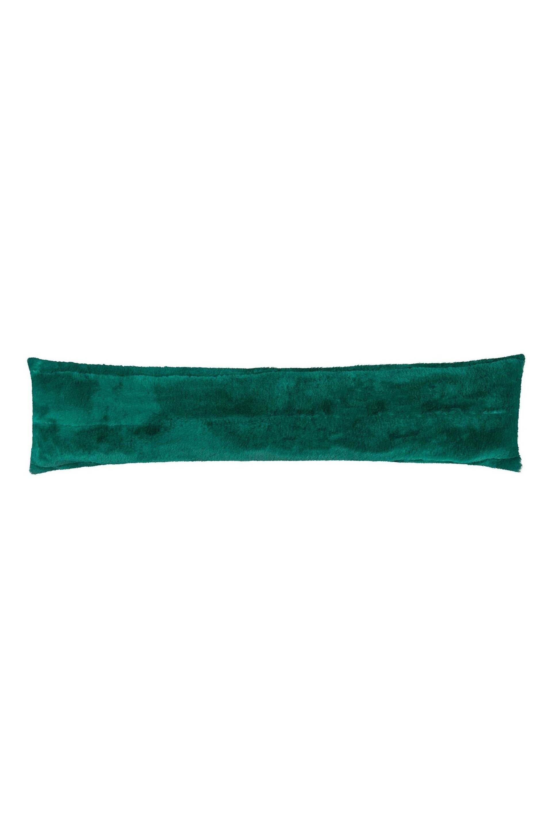 Paoletti Green Empress Faux Fur Draught Excluder - Image 2 of 3