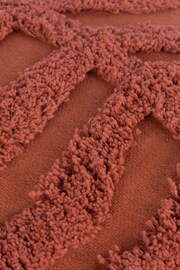 Furn Red Dakota Tufted Feather Filled Cushion - Image 6 of 6