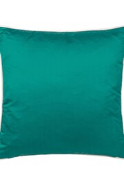 Paoletti Bronze Carnaby Chain Geometric Satin Polyester Filled Cushion - Image 3 of 5