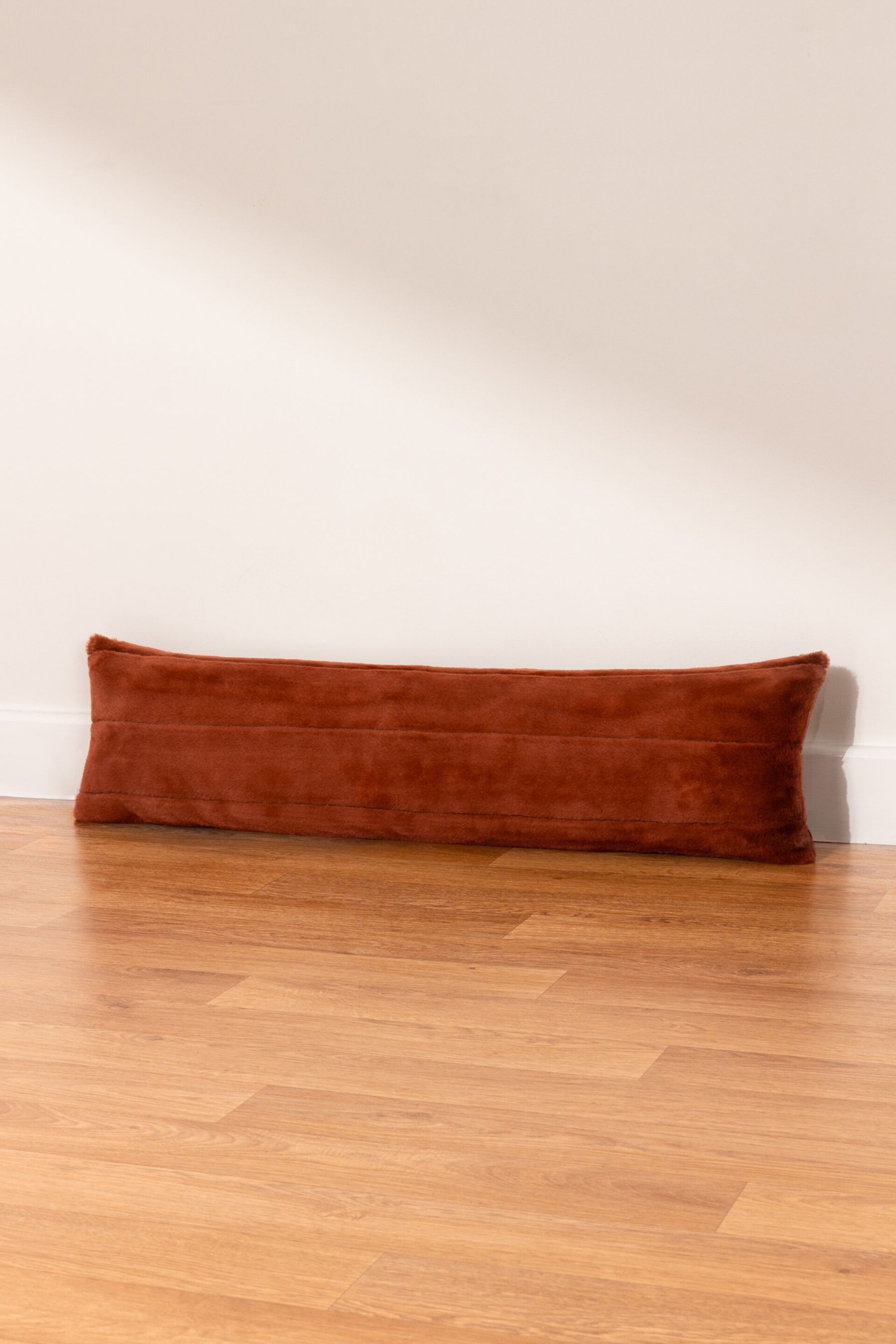 Paoletti Orange Empress Faux Fur Draught Excluder - Image 1 of 3