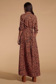 Dancing Leopard Dove Maxi Shirt Dress - Image 5 of 5