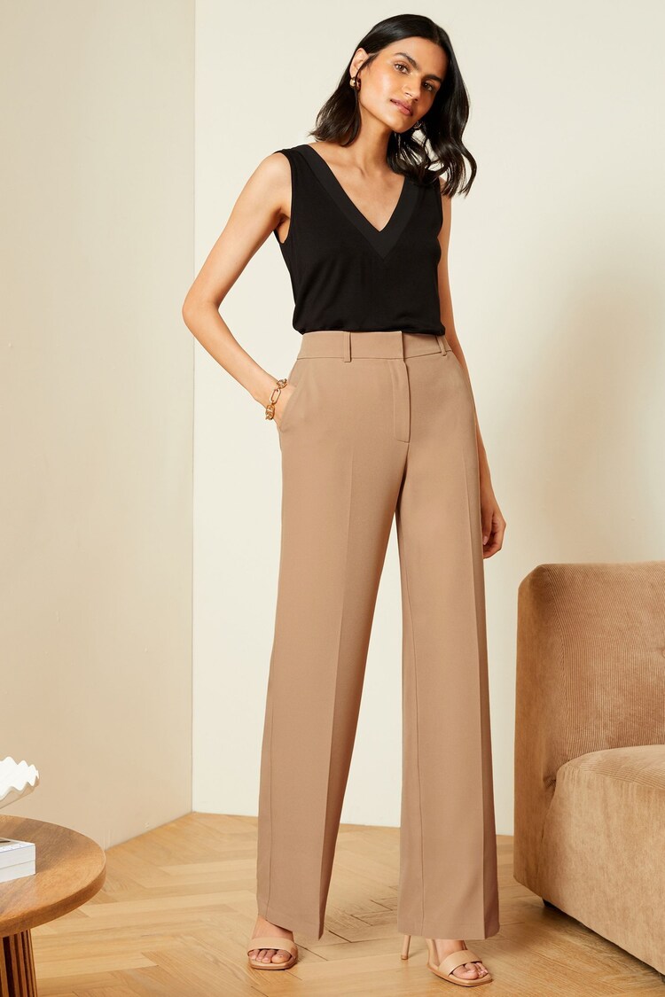 Love & Roses High Waist Wide Leg Tailored Trousers - 圖片 3，共 3