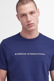 Barbour® International 100% Cotton Motored Logo T-Shirt - Image 4 of 5