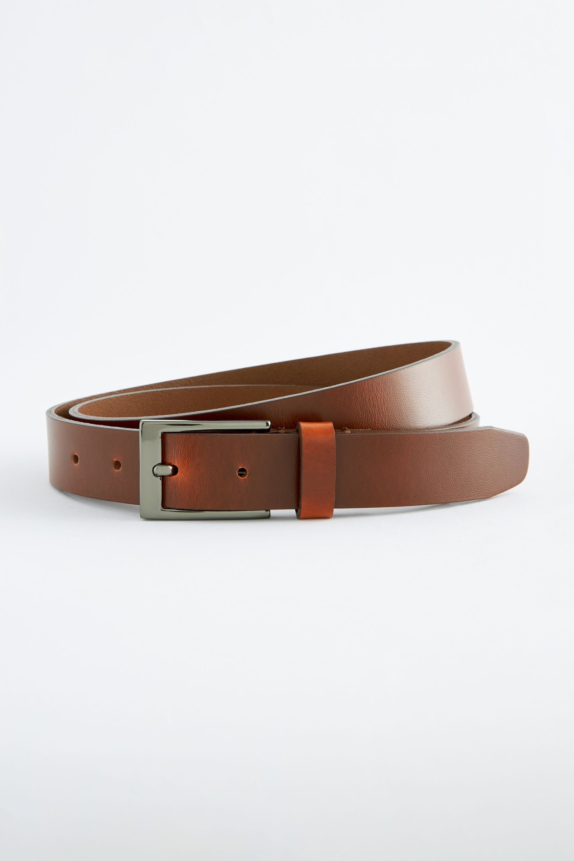 Brown Casual Leather Belt - Image 2 of 3