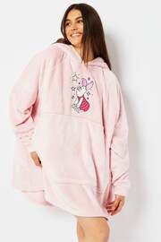 Skinnydip Pink Disney Piglet Blanket Hoodie - Image 1 of 5