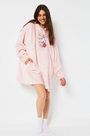 Skinnydip Pink Disney Piglet Blanket Hoodie - Image 3 of 5