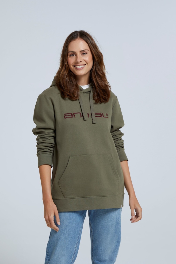 Animal Green Womens Maya Organic Hoodie - Image 1 of 4