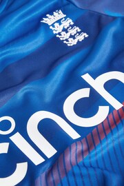Castore Blue England World Cup Kids Cricket Shirt - Image 4 of 5
