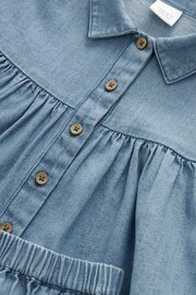 Blue Denim Blouse And Shorts Co-ord Set (3mths-8yrs) - Image 6 of 7