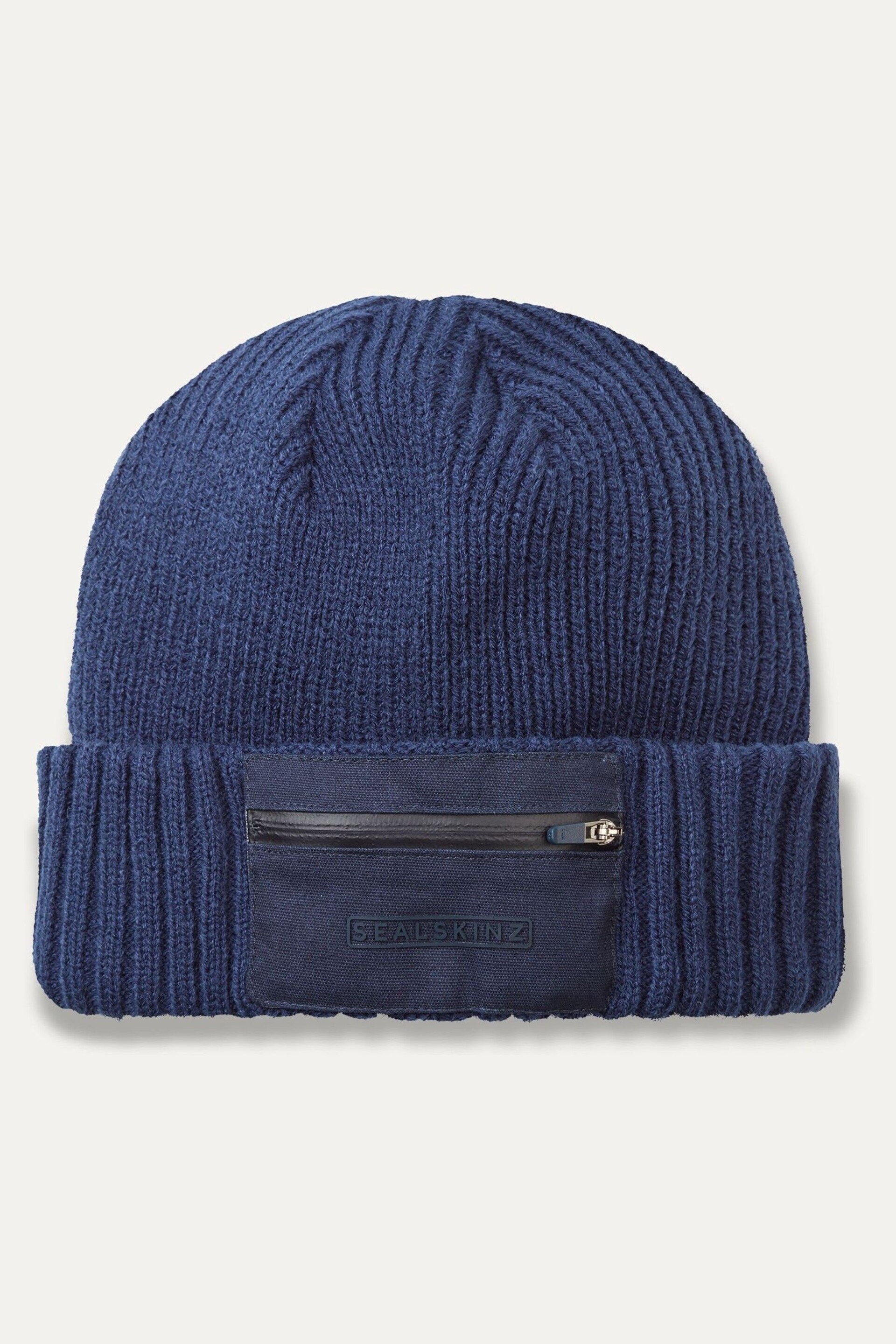Sealskinz Colby Waterproof Zipped Pocket Knitted Beanie - Image 1 of 2