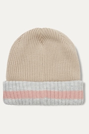 Sealskinz Holkham Waterproof Cold Weather Striped Roll Cuff Beanie - Image 2 of 2