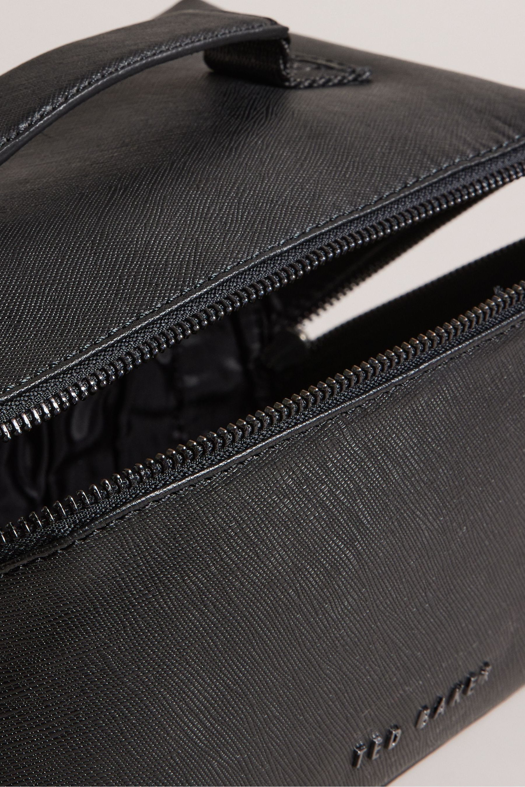 Buy Ted Baker Black Saffiano Leather Hanss Washbag from Next Germany