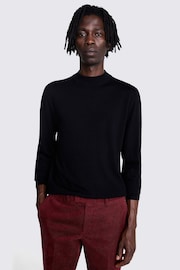 MOSS Merino Mock Neck Jumper - Image 1 of 2