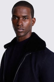 MOSS Black Bomber Jacket - Image 3 of 4