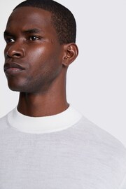 MOSS Merino Mock Neck Jumper - Image 3 of 5