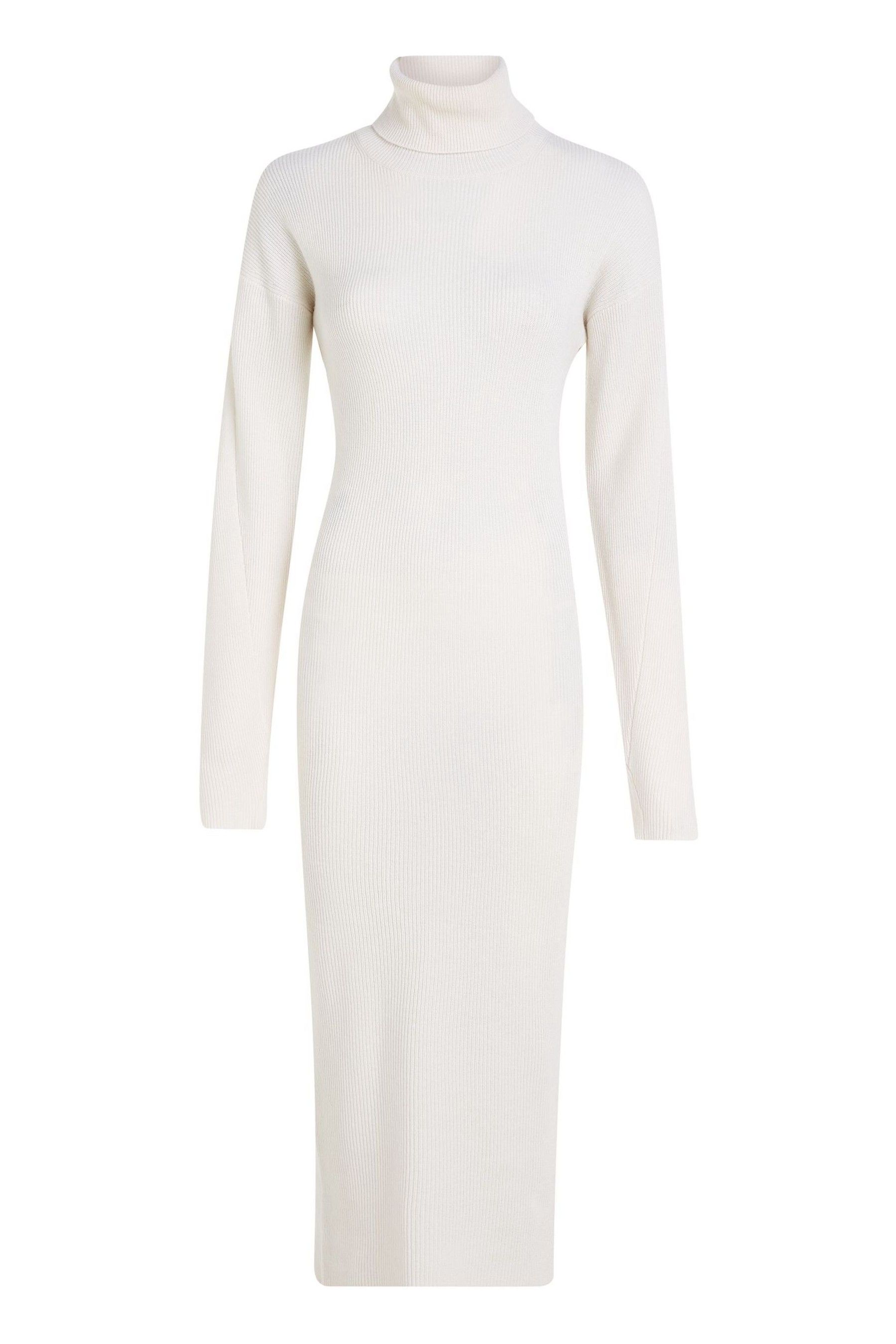 Buy Calvin Klein White Wool Dress from Next Luxembourg