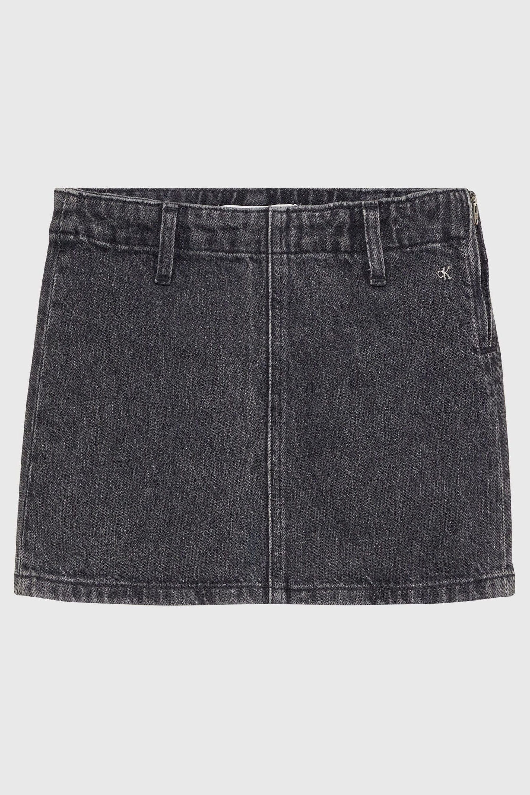 Buy Calvin Klein Jeans Black Denim Skirt from Next Luxembourg
