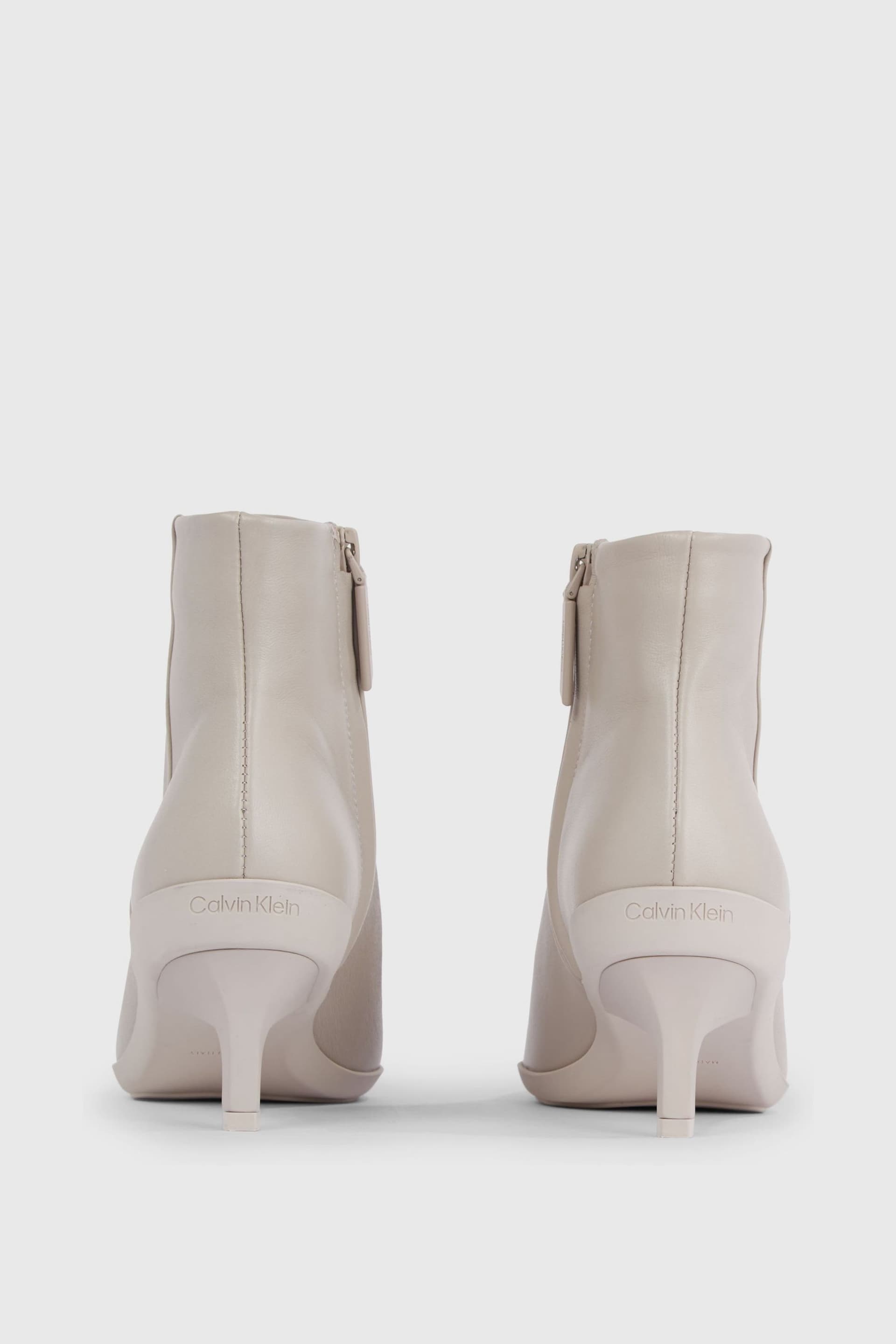 Calvin Klein Grey Wrapped Ankle Boots - Image 4 of 7