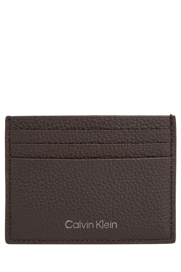 Calvin Klein Brown Warmth Card Holder - Image 1 of 3