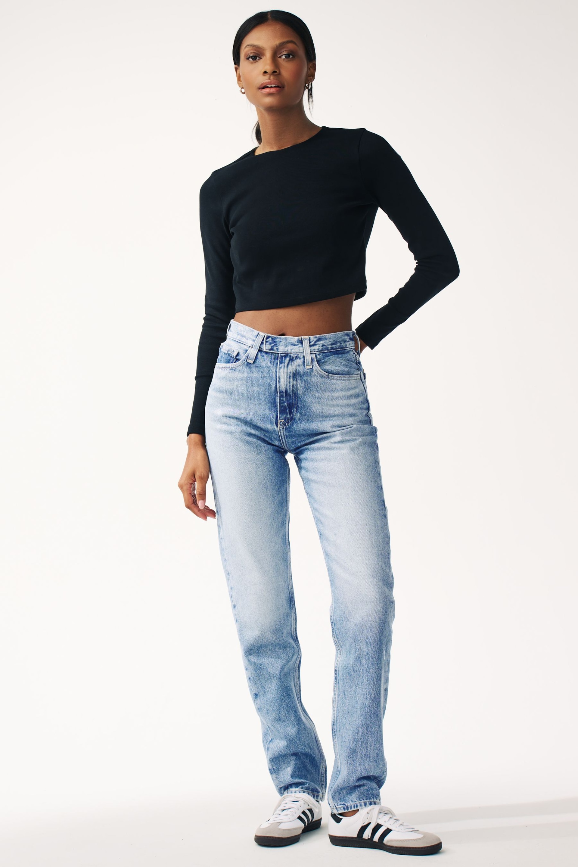 Calvin Klein Jeans Blue Authentic Slim Jeans - Image 3 of 7
