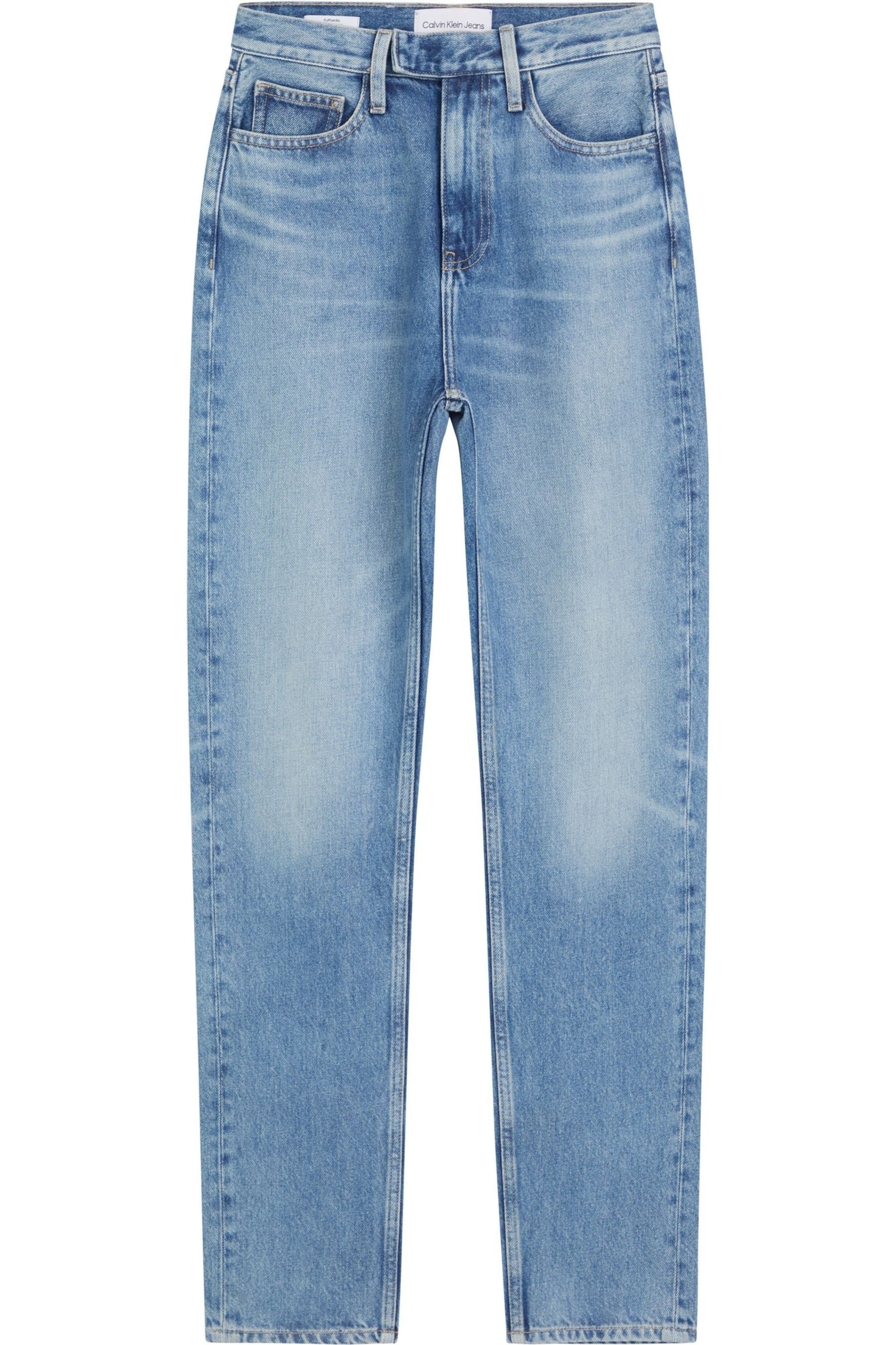 Calvin Klein Jeans Blue Authentic Slim Jeans - Image 6 of 7