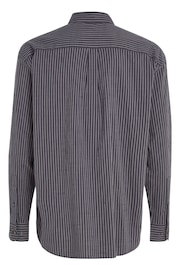 Calvin Klein Grey Stretch Stripe Shirt - Image 2 of 3