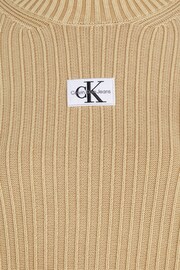 Calvin Klein Jeans Washed Monologo Natural Sweater - Image 6 of 6