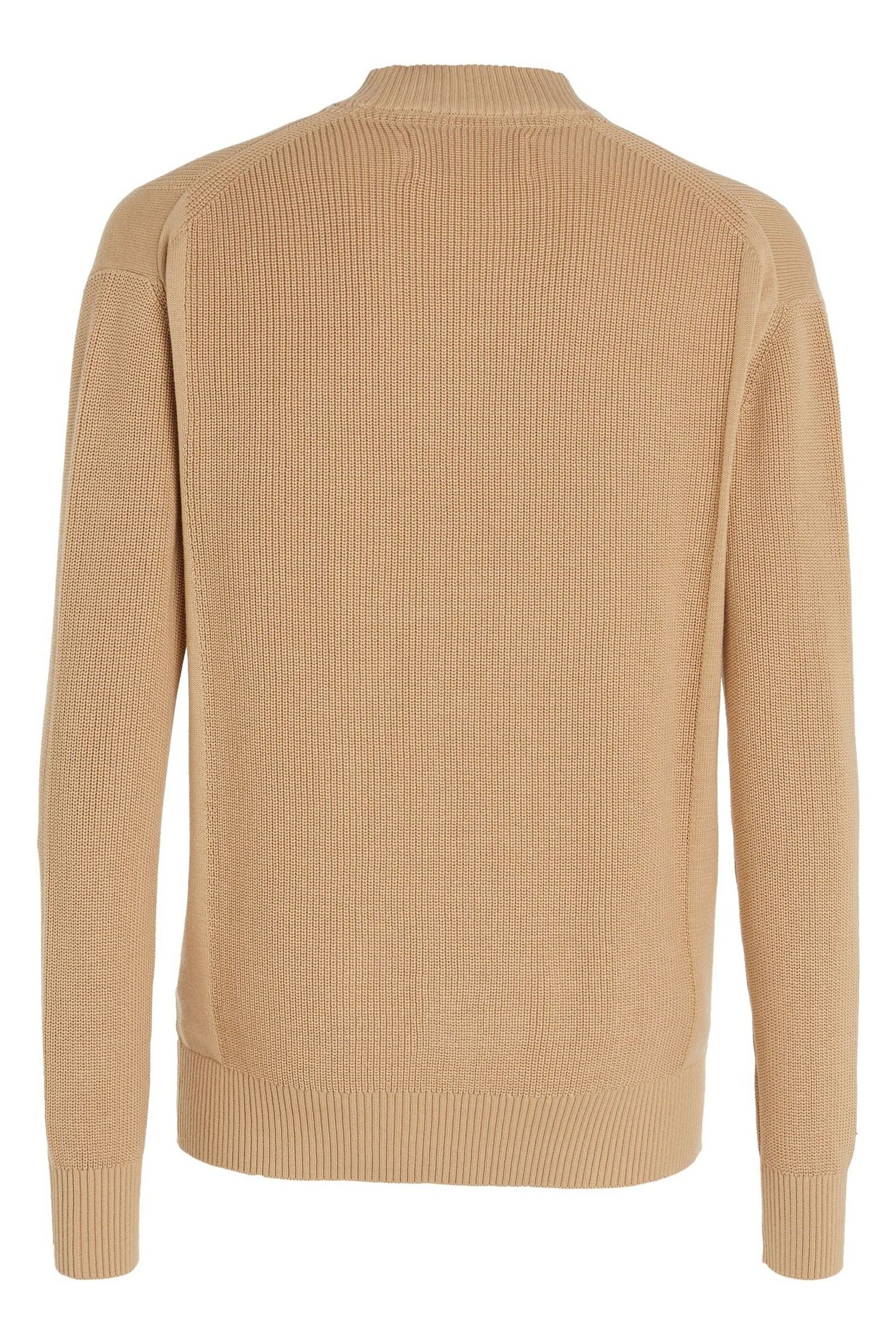 Calvin Klein Jeans Monologo Natural Sweater - Image 5 of 6
