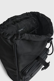 Calvin Klein Black Elevated Flap Backpack - Image 5 of 5
