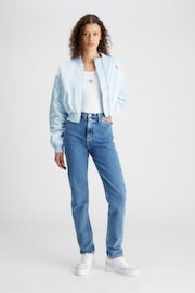 Calvin Klein Jeans Blue High Rise Straight Jeans - Image 2 of 7