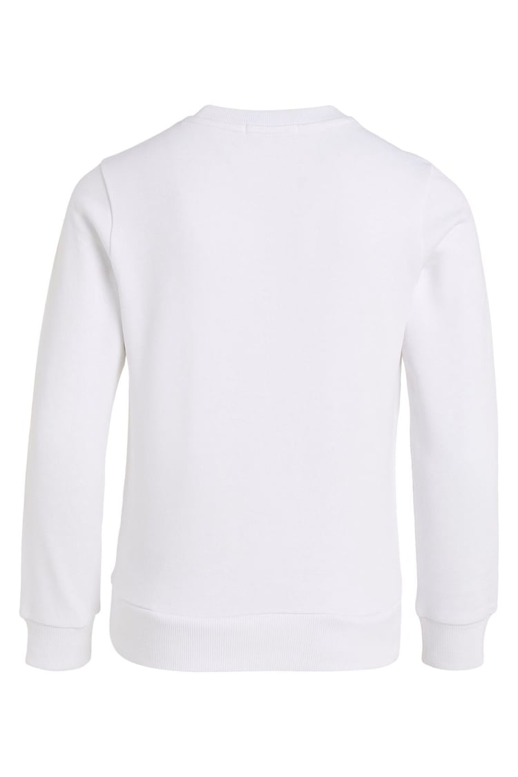 Calvin Klein Jeans Kids Logo White Sweatshirt - Image 6 of 6